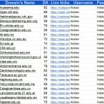 20 بک لینک پروفایلی دانشگاهی edu و gov